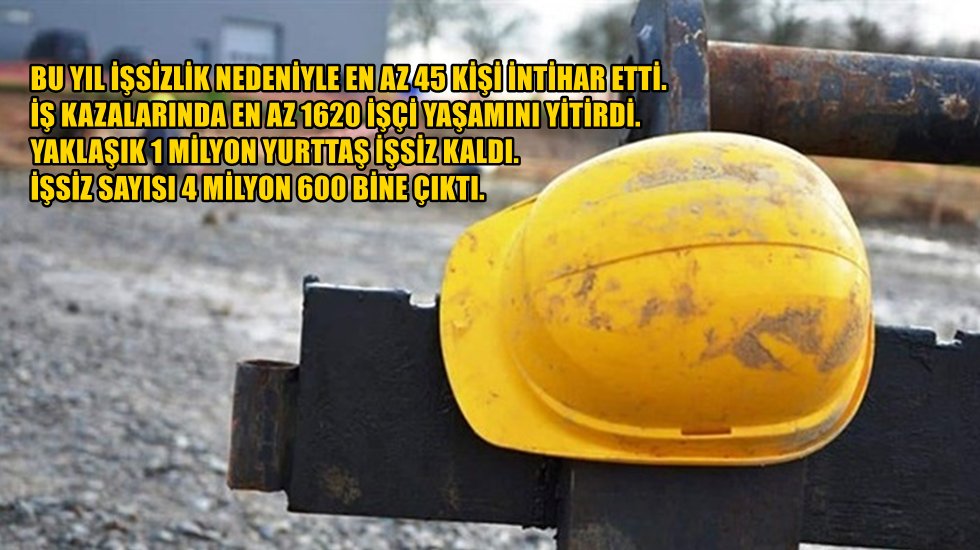 2019, İş&ccedil;inin kara yılı olarak tarihe ge&ccedil;ecek