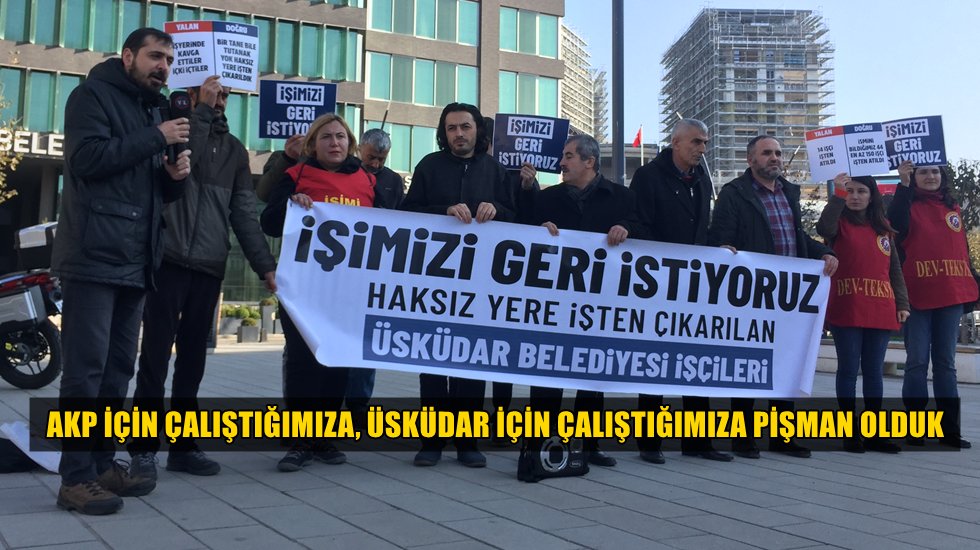 Ataşehir iş&ccedil;ilerinden &Uuml;sk&uuml;dar iş&ccedil;ilerine destek