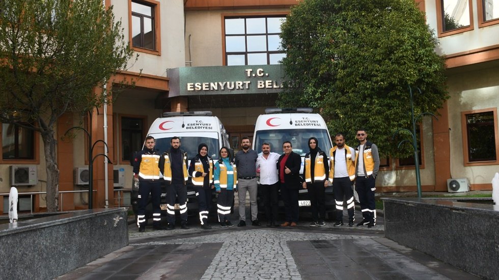 Esenyurt Belediyesi’nin ambulansları 7/24 hizmet vermeye başladı