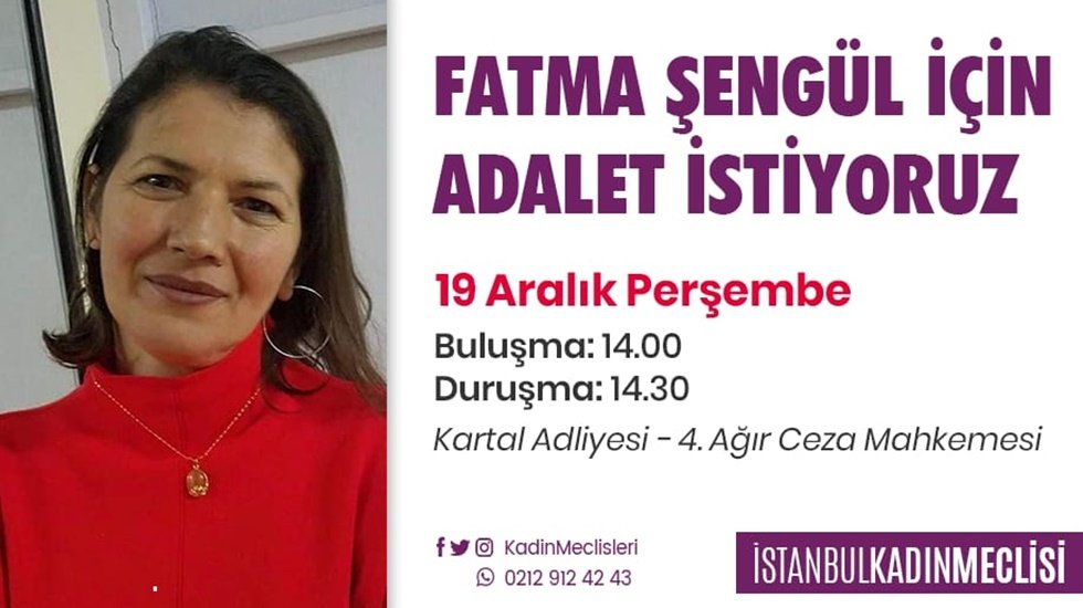 Fatma Şengül için Adalet İstiyoruz