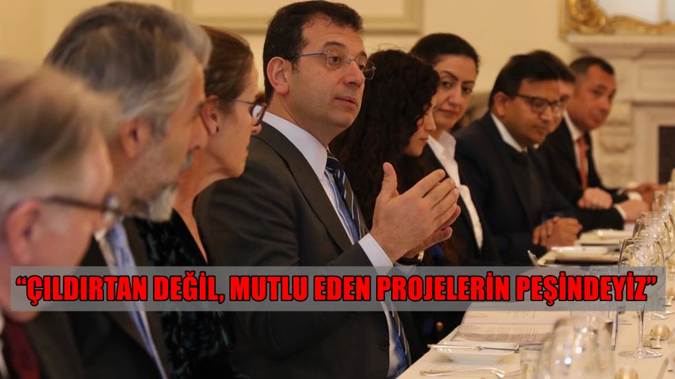 İmamoğlu, İngiltere merkezli şirketlerin yönetı̇cı̇lerı̇ ile bir araya geldi