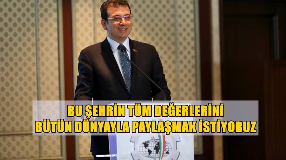 İmamoğlu: &ldquo;Kendimi d&uuml;nyanın en şanslı insanı olarak g&ouml;r&uuml;yorum&rdquo;