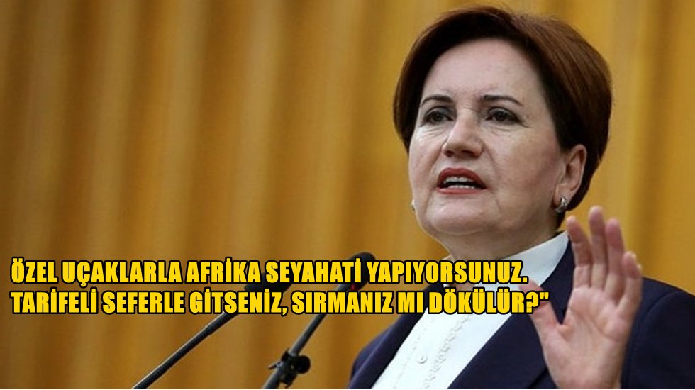 İYİ Parti Lideri Akşener&rsquo;den Diyanet'e israf tepkisi