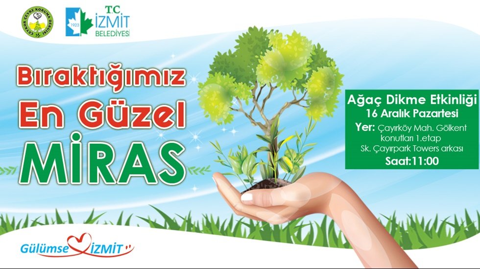 İzmit belediyesi ağaç dikecek