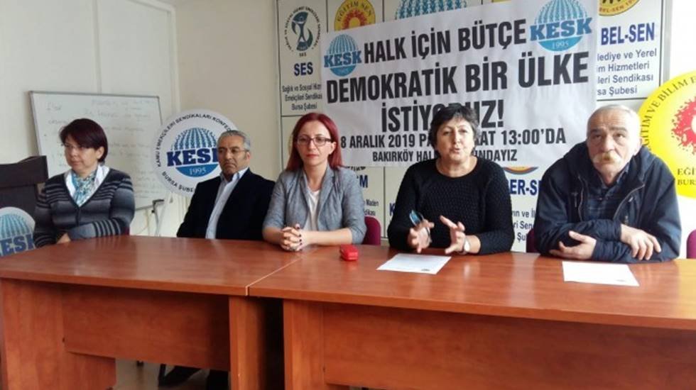 KESK&rsquo;ten 8 Aralık'ta yapılacak mitinge &ccedil;ağrı