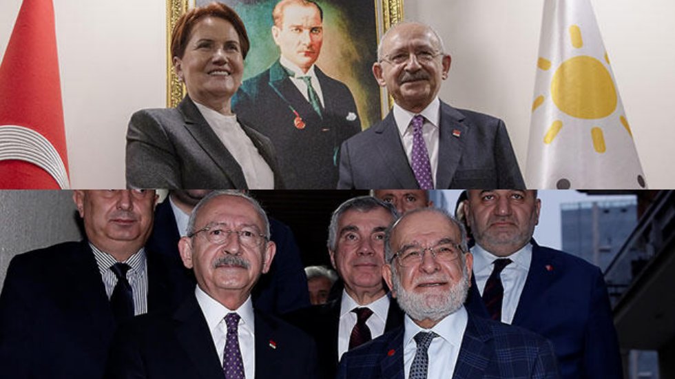 Kılı&ccedil;daroğlu, Akşener ve Karamollaoğlu ile g&ouml;r&uuml;şt&uuml;