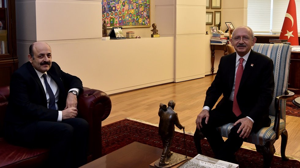 Kılı&ccedil;daroğlu, Y&Ouml;K Başkanı Sara&ccedil;&rsquo;ı kabul etti