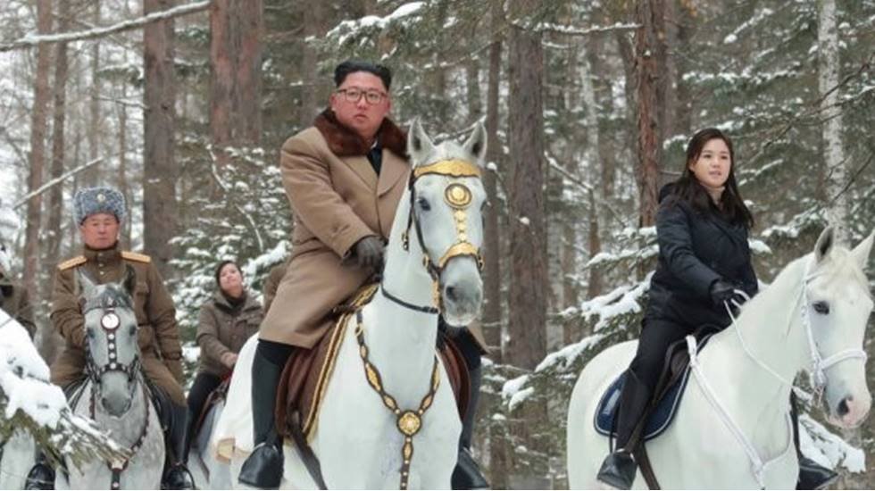 Kuzey Kore Lideri Kim, 'kutsal dağda'