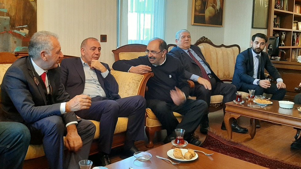 Tekin'den Çapan'a taziye ziyareti...