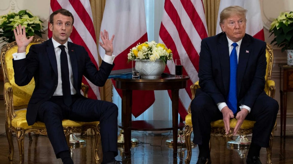 Trump ve Macron arasında ilgin&ccedil; atışma