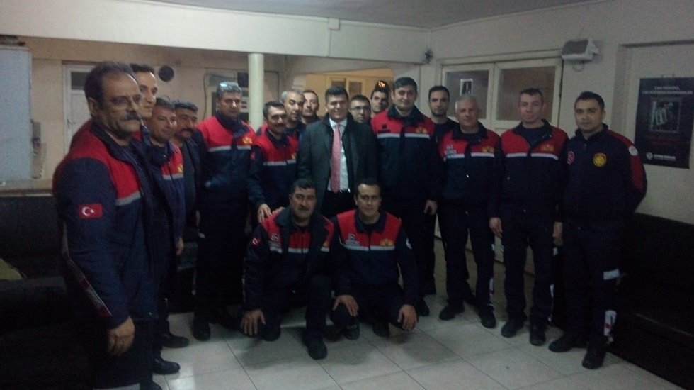 ABB Genel Sekreteri yılbaşını emek&ccedil;ilerle ge&ccedil;irdi