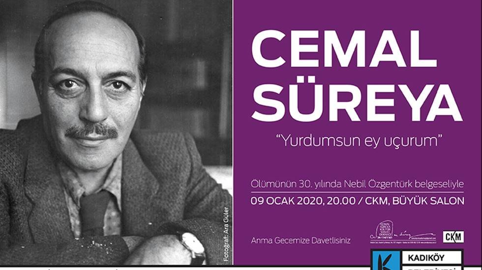 Cemal S&uuml;reya &ouml;l&uuml;m&uuml;n&uuml;n 30. yılında anılıyor