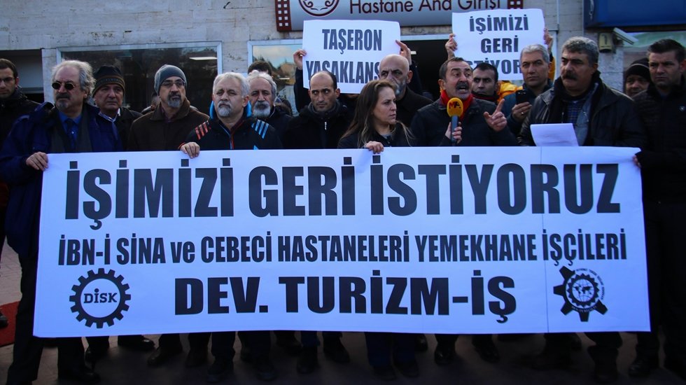 İşten &ccedil;ıkarılan yemekhane iş&ccedil;ileri: Eğer iş yoksa barış da yok, huzur da yok&rdquo;
