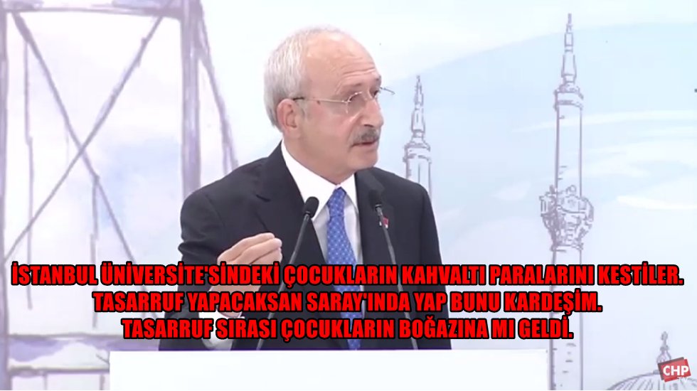 Kılı&ccedil;daroğlu: &ldquo;Kanal İstanbul yapacakmış. Hangi parayla?&rdquo;