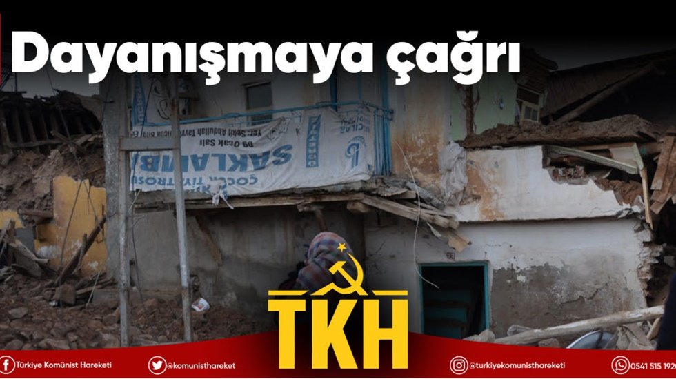 TKH&rsquo;dan deprem i&ccedil;in dayanışmaya &ccedil;ağrı