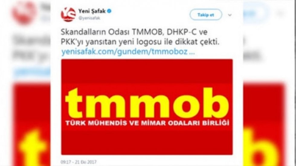 Yeni Şafak, TMMOB'a tazminat &ouml;deyecek