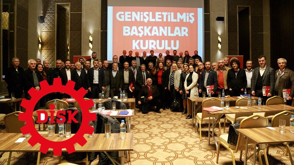"2020'lerin DİSK'i ve Emeğin T&uuml;rkiye'si i&ccedil;in omuz omuza&rdquo;