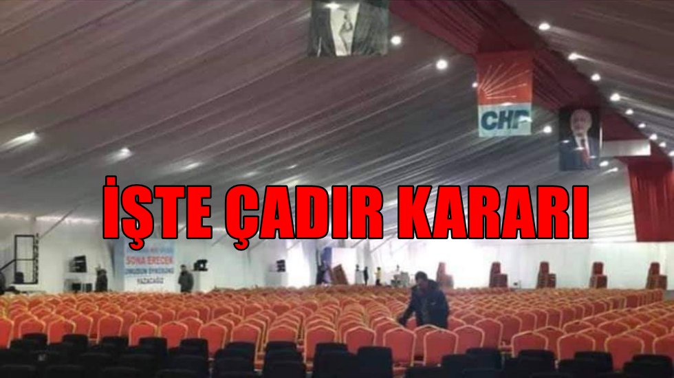 &Ccedil;adır da kongre i&ccedil;in karar &ccedil;ıktı