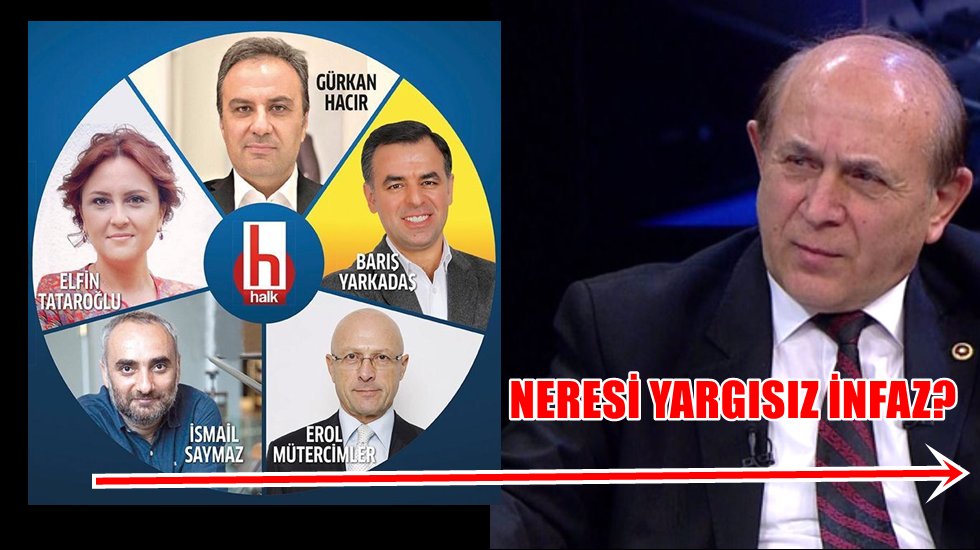 Halk TV ekibinden Burhan Kuzu'ya: &ldquo;S&ouml;yleyecek bir şeyin olmadığı i&ccedil;in ka&ccedil;tın&rdquo;