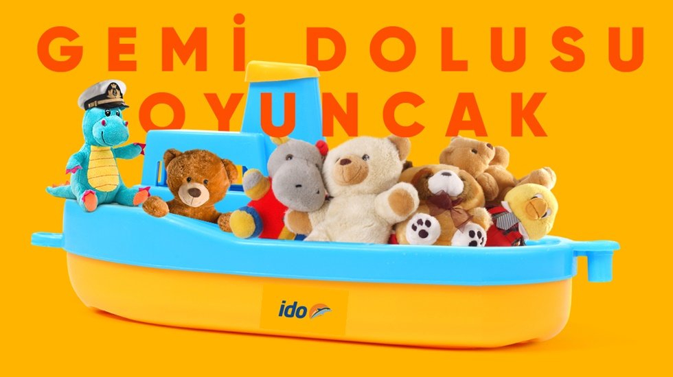 İDO&rsquo;dan Elazığ&rsquo;a bir gemi dolusu oyuncak