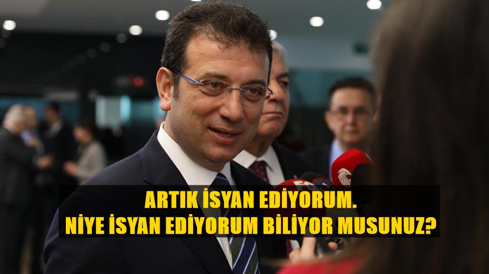 İmamoğlu: "Burası İstanbul, sizin oyuncağınız değil"