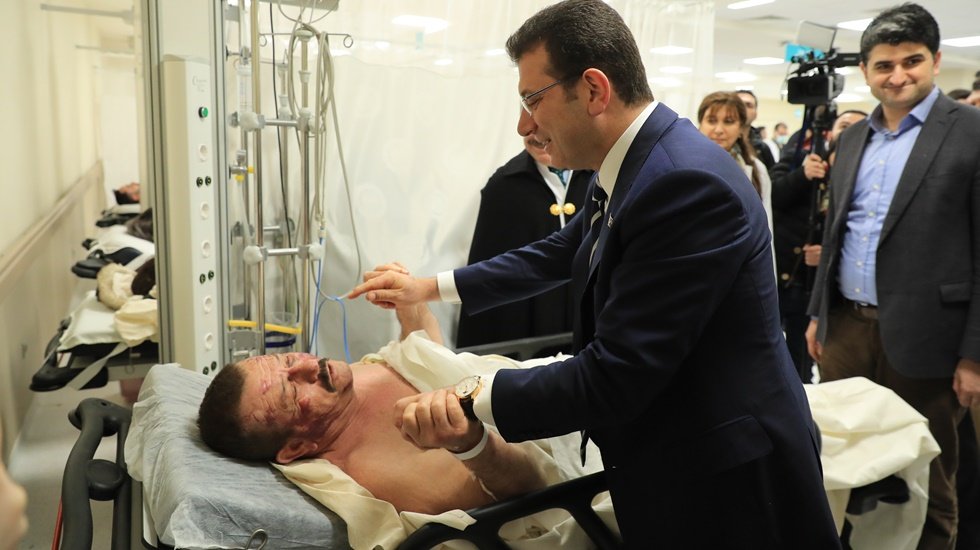 İmamoğlu, kazazedeleri yalnız bırakmadı