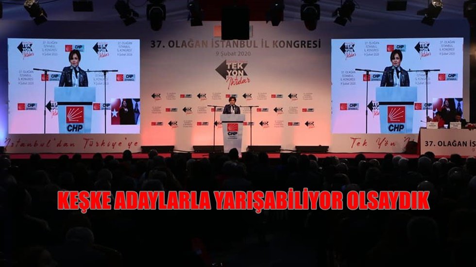 Kaftancıoğlu: "&Ccedil;ok adaylı bir kongreyi kendi adıma arzu ettim"