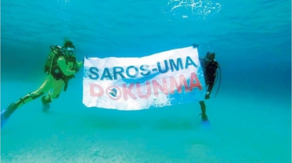 Saros K&ouml;rfezi'ne kıymayın! Bilirkişi onaylanan &Ccedil;ED raporuna karşı &ccedil;ıktı