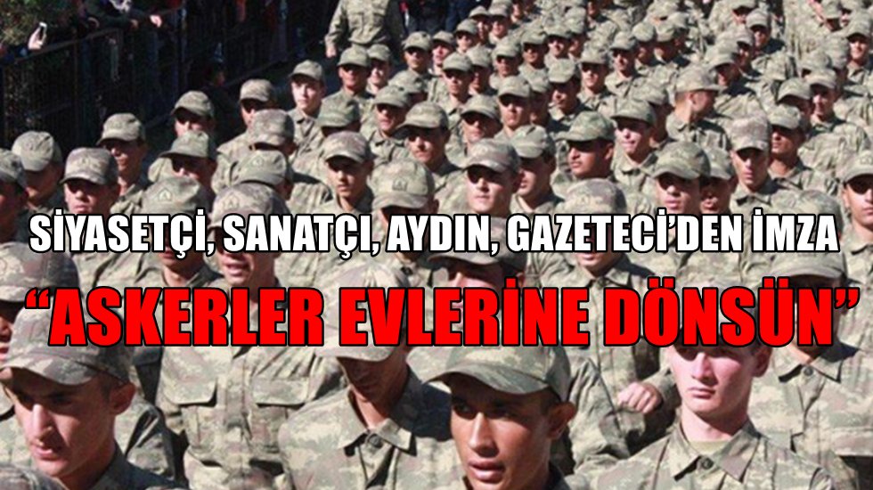 Siyaset&ccedil;i, gazeteci, akademisyen ve yazarlardan ortak bildiri