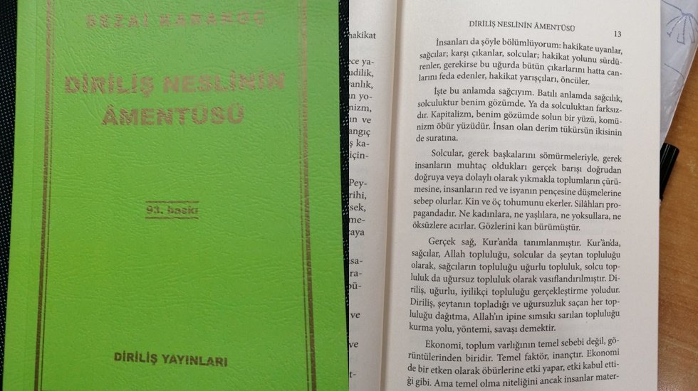 MEB'nın okullara dağıttığı &lsquo;Diriliş Neslinin Ament&uuml;s&uuml;&rsquo; kitabı meclis g&uuml;ndeminde