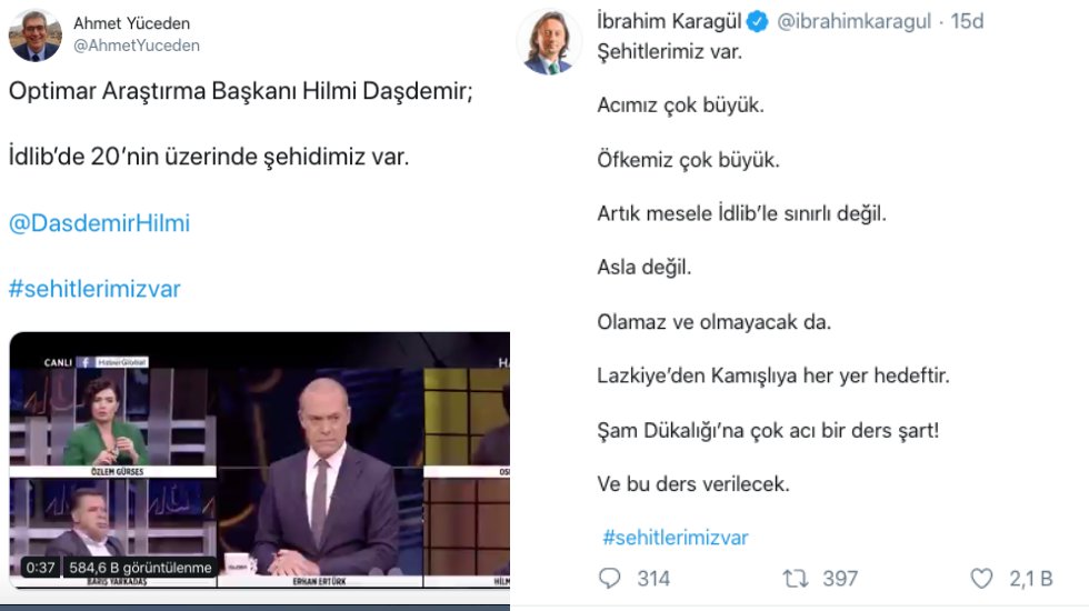 Sosyal medyada İdlib'de şehit iddiaları