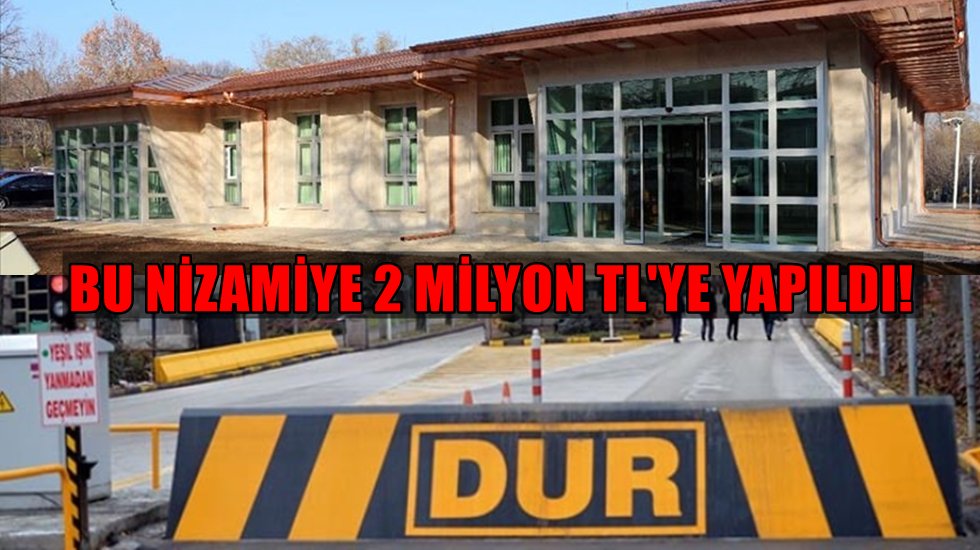 TBMM Ayrancı kapısı 2 milyon TL'ye yapıldı!