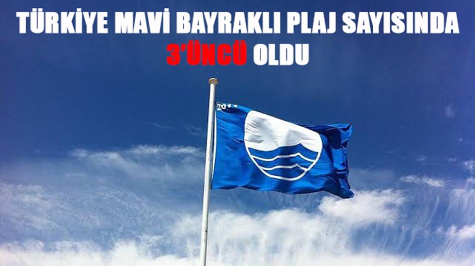 Türkiye Mavi Bayraklı Plaj sayısında 3’üncü oldu