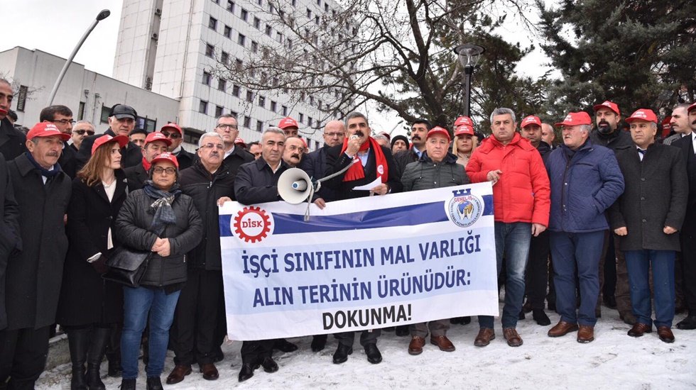 Urla'daki arazisine el konulan DİSK'ten tepki