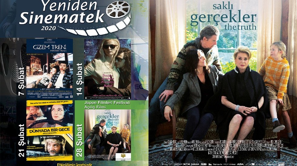 Yeniden Sinematek&rsquo;te bu ay d&ouml;rt film g&ouml;sterilecek