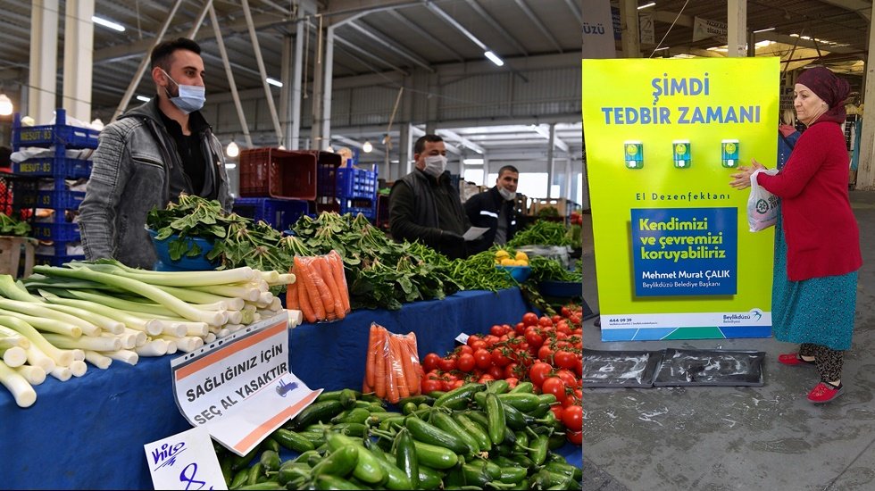 Beylikdüzü pazarında ‘seç al’ uygulaması yasaklandı