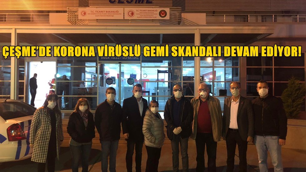 Cehennemden gelen gemi &Ccedil;eşme&rsquo;de