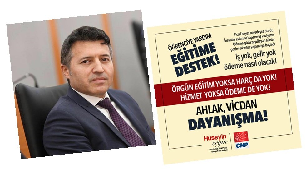 CHP'li H&uuml;seyin Ergin: Eğitim &uuml;cretleri taksitlerinden feragat edilmeli!