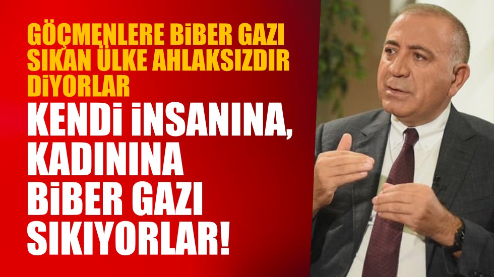 G&uuml;rsel Tekin: Kadınlara biber gazlı şiddet uygulayan AKP ahlaktan bahsedemez!