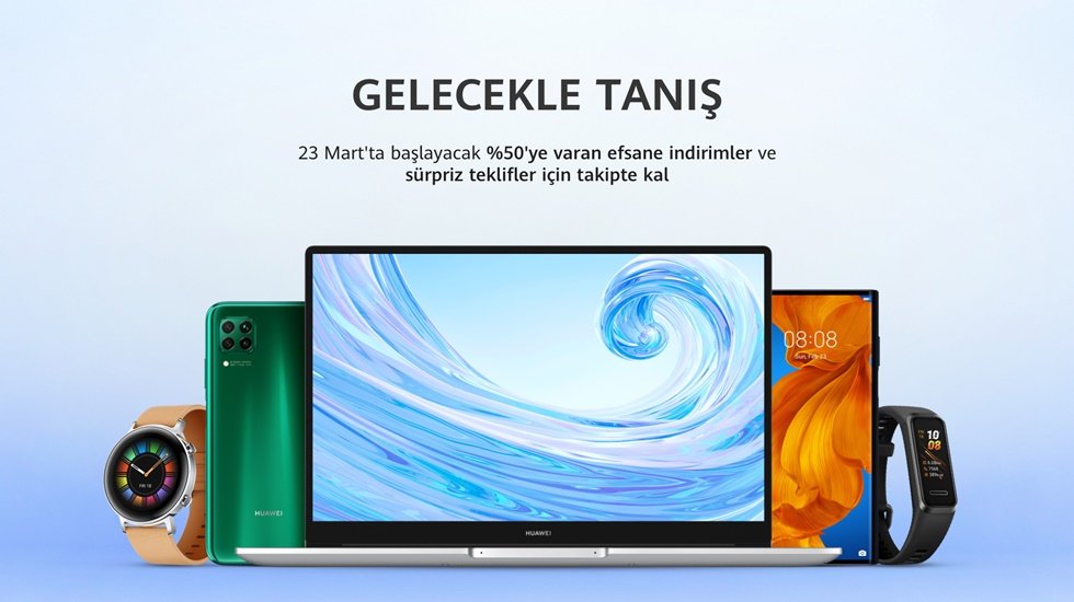 HUAWEI, Online Mağazası sürpriz indirimler ve fırsatlar ile açıyor