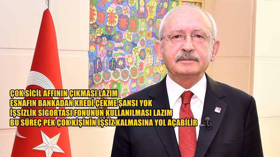 Kılı&ccedil;daroğlu'ndan son dakika koronavir&uuml;s a&ccedil;ıklaması