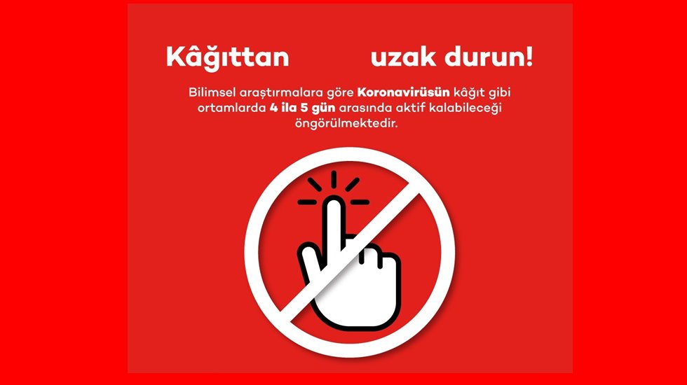 Koronavir&uuml;sten korunmak i&ccedil;in ofiste k&acirc;ğıttan uzak durun!