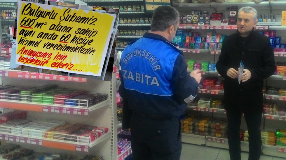Marketlerde y&uuml;zde 10&rsquo;luk m&uuml;şteri sınırlaması denetimleri başladı