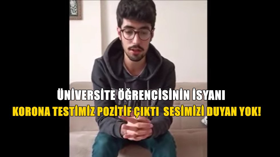 &Ouml;ğrencinin 'korona' isyanı: 'Babam ve ninem hasta sesimizi kimse duymuyor'