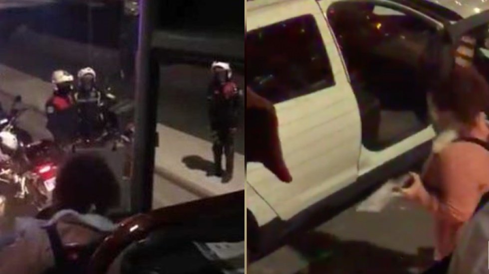 Polis karantinaya alınan otob&uuml;sten bir yolcuyu g&ouml;t&uuml;rd&uuml;