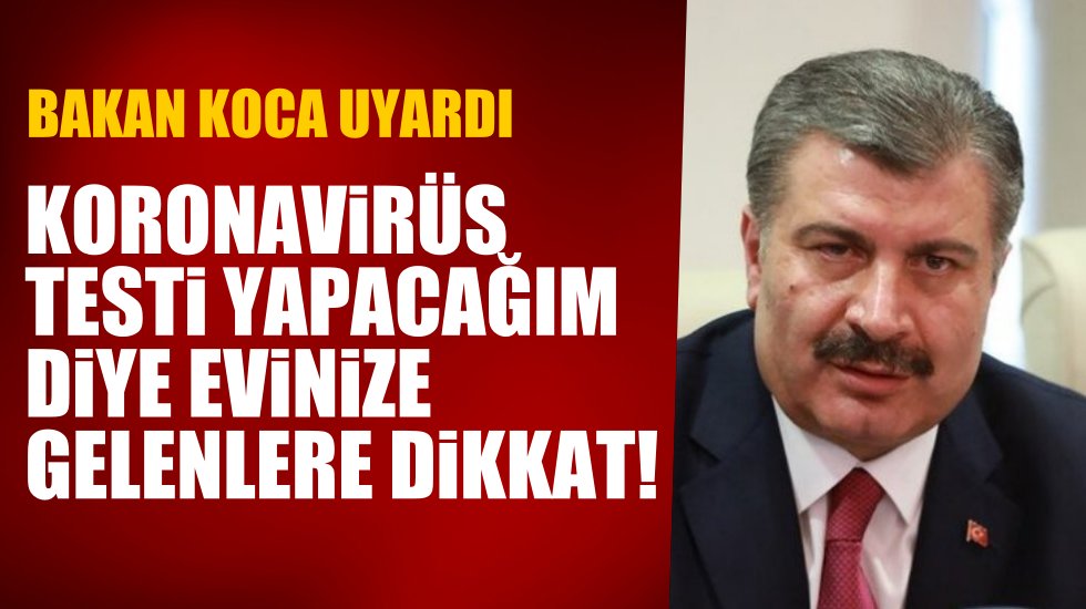 Sağlık Bakanı Koca'dan bir uyarı daha