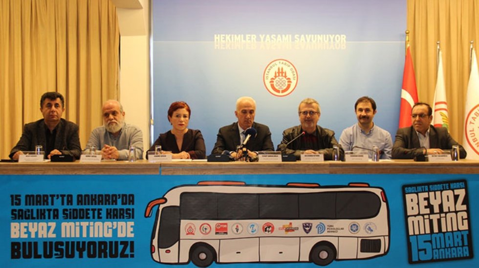 Sağlık &ouml;rg&uuml;tlerinden Beyaz Miting&rsquo;e &ccedil;ağrı: Gelmeyen kalmasın!