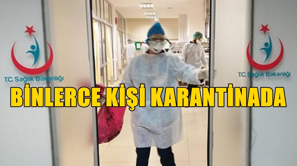 Umre'den gelen binlerce kişi karantinaya alındı.