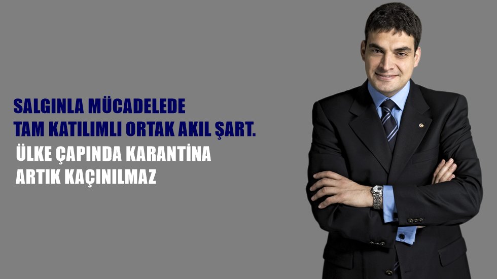 Umut Oran&rsquo;dan Pandemi &ccedil;&ouml;k&uuml;ş&uuml;n&uuml; &ouml;nleyecek yol haritası&hellip;