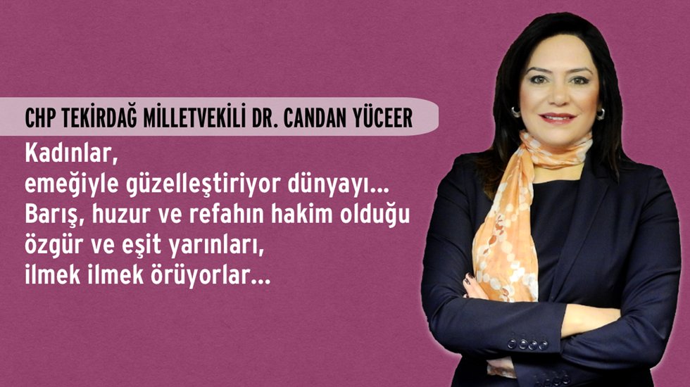 Y&uuml;ceer: Emeğimizle g&uuml;zelleştiriyoruz d&uuml;nyayı